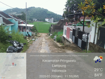 foto posisi tengah perumahan PERUMAHAN ALAM DANAU INDAH