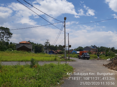 foto posisi tengah perumahan Bumi Asri Sukapura
