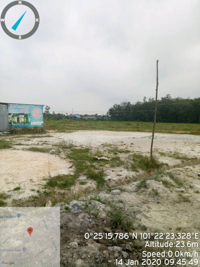 foto posisi tengah perumahan Graha gemilang Lestari 2