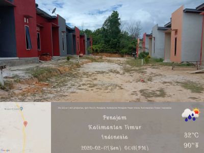 foto posisi tengah perumahan Villa Citra Girimukti