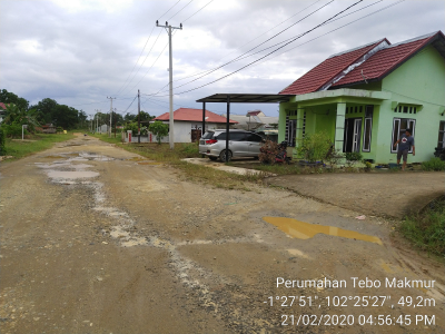 foto posisi tengah perumahan Perumahan Tebo Makmur