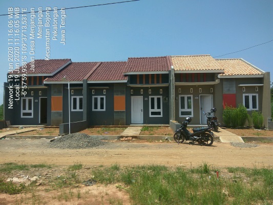 foto contoh rumah perumahan Menjangan indah