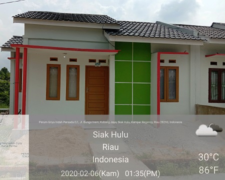 foto contoh rumah perumahan Griya Indah Persada