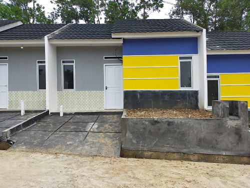 foto contoh rumah perumahan green ciomas residence