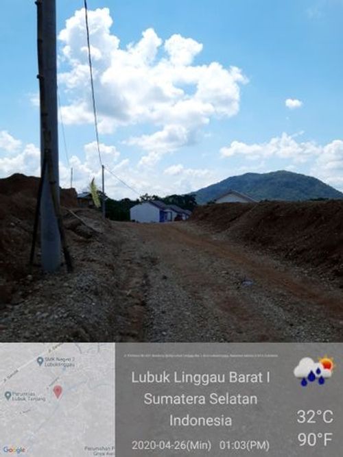 foto gerbang perumahan BUKIT HIJAU SUKAJADI