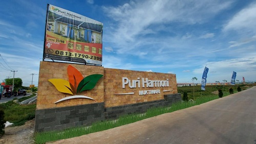 foto gerbang perumahan PURI HARMONI MUKTIWARI