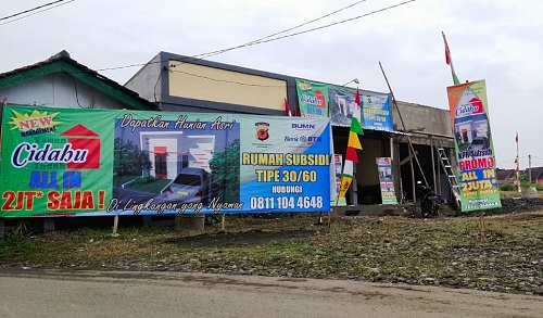 foto gerbang perumahan Taman Cidahu Indah