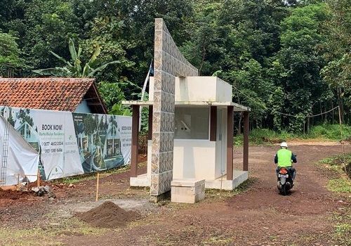 foto gerbang perumahan Kerta Mulya Residence