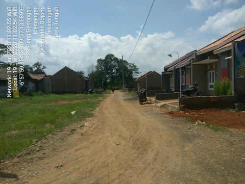 foto posisi tengah perumahan Menjangan indah