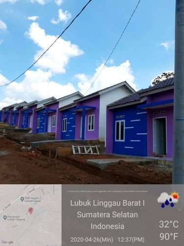 foto posisi tengah perumahan BUKIT HIJAU SUKAJADI
