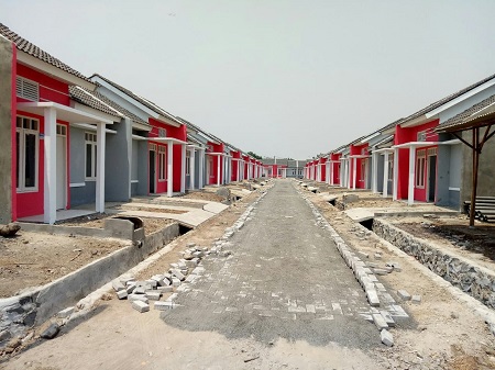 foto posisi tengah perumahan RAJEG MEKAR RESIDENCE