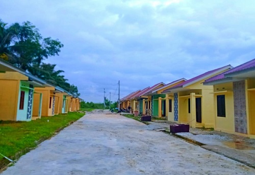 foto posisi tengah perumahan KUALU GREEN YUDA