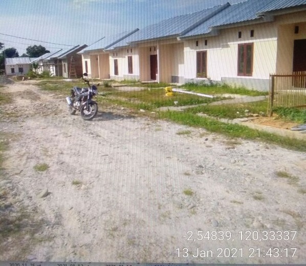 foto posisi tengah perumahan Bukit Harapan Masamba tahap 2