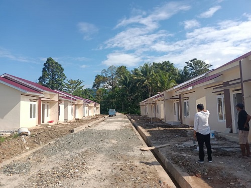 foto posisi tengah perumahan SM Residence