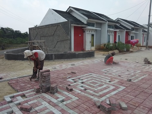 foto posisi tengah perumahan Perumahan Villa Kencana Rangkasbitung