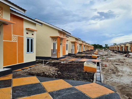 foto posisi tengah perumahan CASADOVA INDAH PERMAI TAHAP III