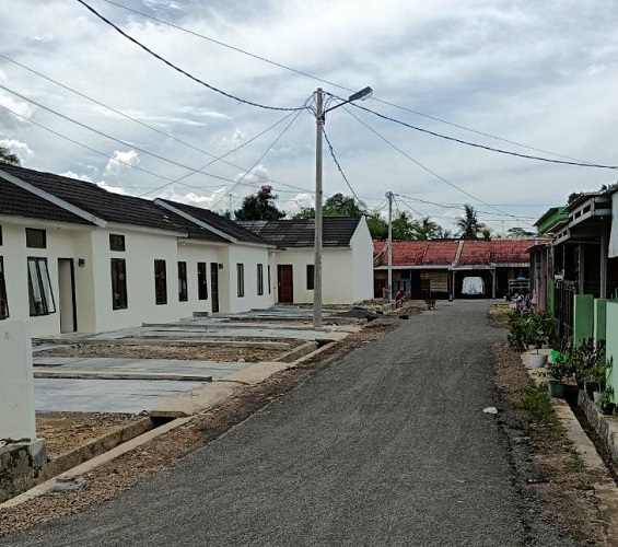 foto posisi tengah perumahan Aldiva Ciherang Residence