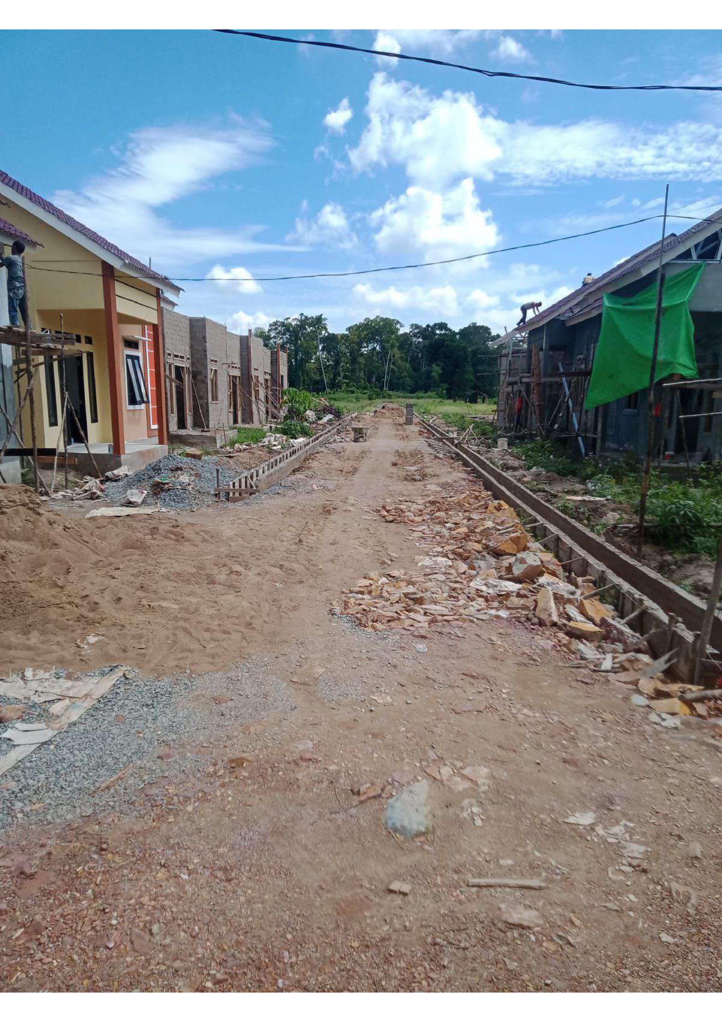 foto posisi tengah perumahan Bintang Berdikari Residence