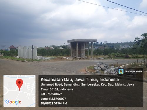 foto gerbang perumahan Dau Garden Residence