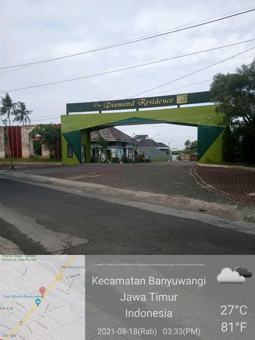 foto gerbang perumahan PERUMAHAN DIAMOND RESIDENCE