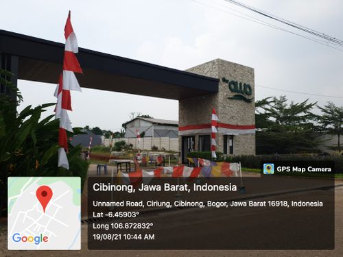 foto gerbang perumahan THE AWA