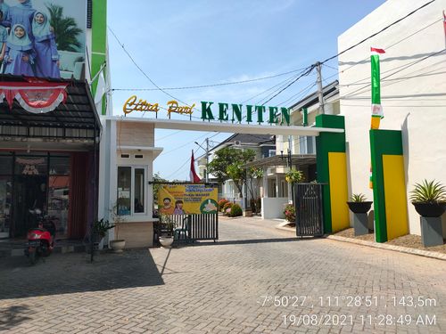 foto gerbang perumahan CITRA PURI KENITEN 1