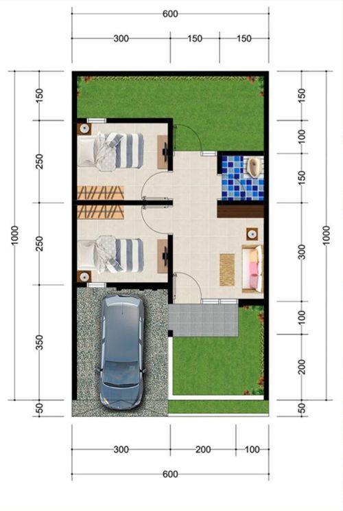 foto denah rumah tipe subsidi perumahan ABADI MEGAH REGENCY 4