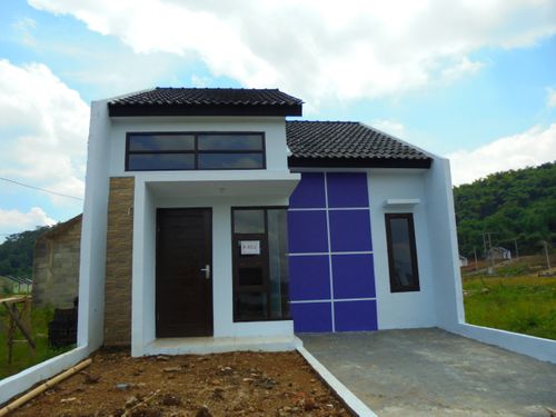 foto tampak rumah tipe 42/84 perumahan Grand Cendana Residence