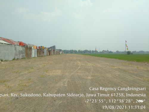 foto posisi tengah perumahan Casa Regency Cangkringsari