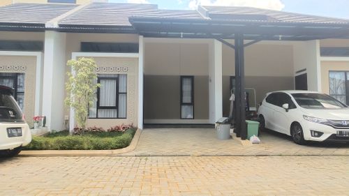 foto tampak rumah tipe 55 perumahan My Home @ Cinambo