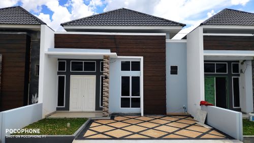 foto tampak rumah tipe 70 perumahan Perumahan D'Vista Residence Tegalsari