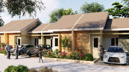 foto tampak rumah tipe TULIP 32/72 perumahan TEBET RAYA