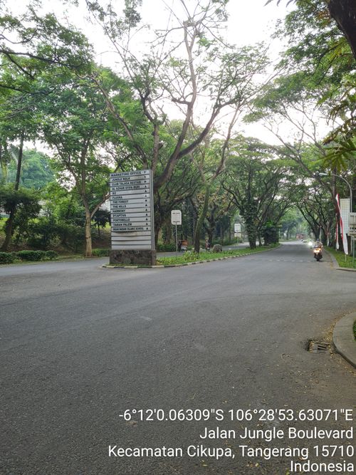 foto posisi tengah perumahan Talaga Bestari