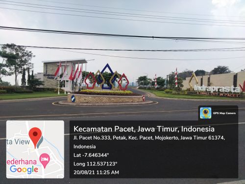 foto gerbang perumahan Indraprasta View