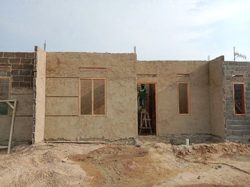 foto contoh rumah perumahan Kavling mustika jaya blok F