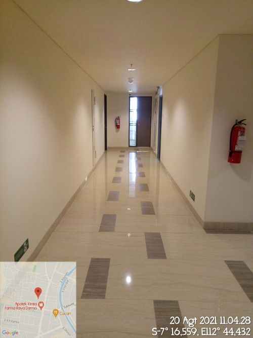 foto posisi tengah perumahan PRAXIS