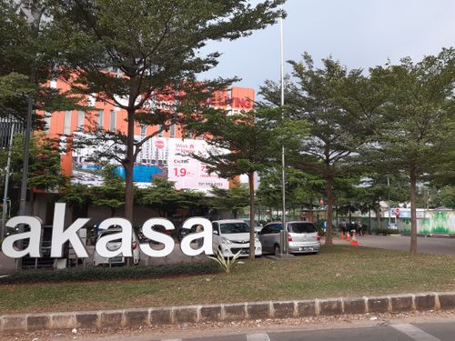 foto gerbang perumahan AKASA APARTMENT