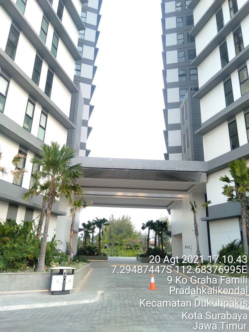 foto posisi tengah perumahan Apartment Graha Golf