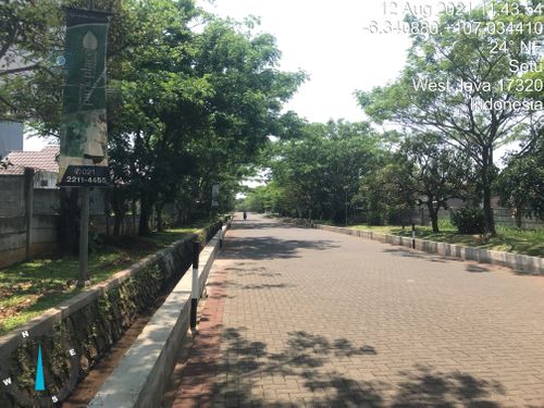 foto posisi tengah perumahan MUSTIKA PARK PLACE