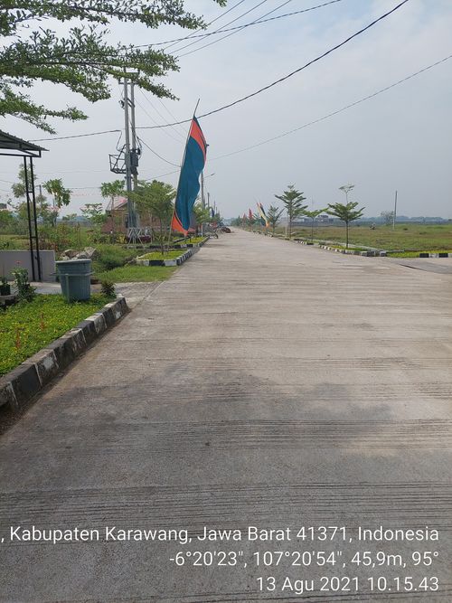 foto posisi tengah perumahan Buana Tamansari Raya
