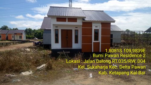 foto tampak rumah tipe 36 perumahan Bumi Pawan Residence 2 (Tahap.2)