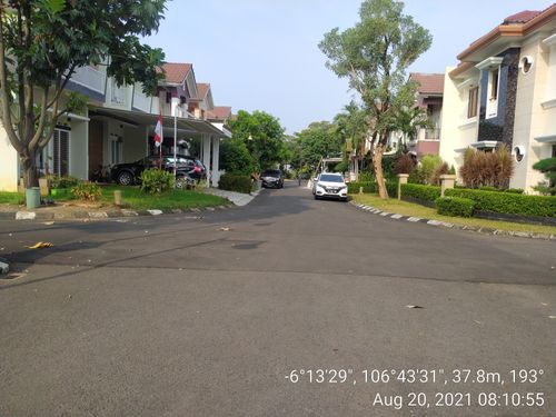 foto posisi tengah perumahan Cluster Tanjung - Puri Beta