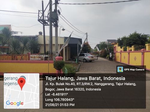 foto gerbang perumahan CAHAYA NANGGERANG REGENSI BLOK J & K