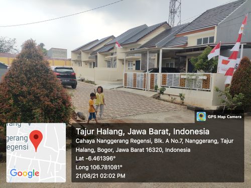 foto posisi tengah perumahan CAHAYA NANGGERANG REGENSI BLOK J & K