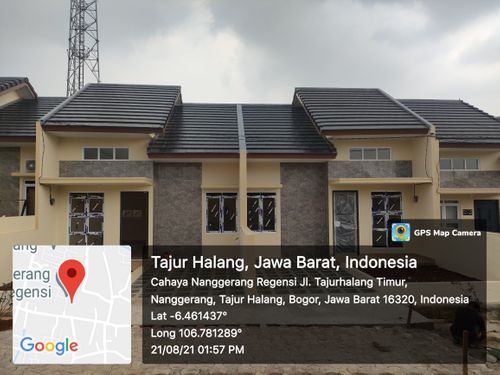 foto contoh rumah perumahan CAHAYA NANGGERANG REGENSI BLOK J & K