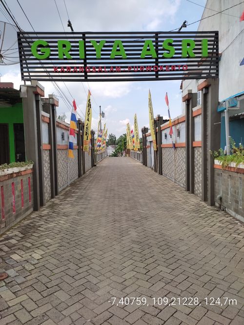 foto gerbang perumahan GRIYA ASRI KARANGSALAM