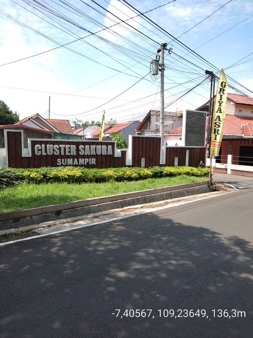 foto gerbang perumahan GRIYA ASRI SUMAMPIR