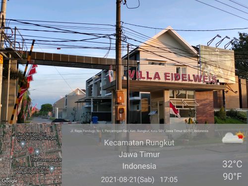 foto gerbang perumahan VILLA EIDELWEIS