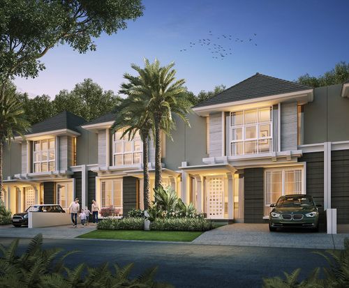foto tampak rumah tipe LANCHASTER perumahan CITRAGARDEN - SIDOARJO