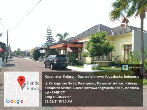 foto posisi tengah perumahan PONDOK PERMAI PURWOMARTANI